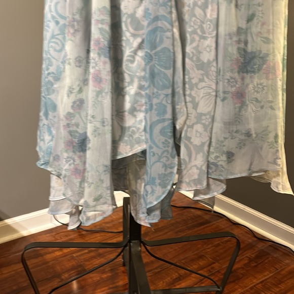 NWOT Free People Gorgeous mixed media ocean combo  heart to heart midi dress. 4 - Picture 15 of 16